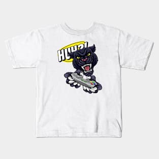 Black panther-HUH?! Kids T-Shirt